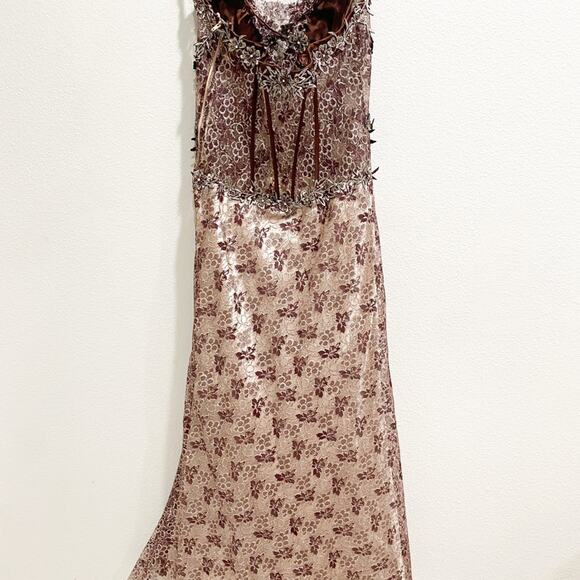 Cinderella Divine Brown Lace Corset Formal Dress size 6 - Picture 7 of 10